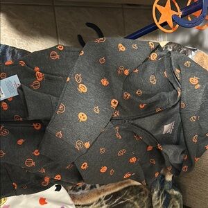 Cat & Jack Gray and Orange Halloween Pumpkin Costume